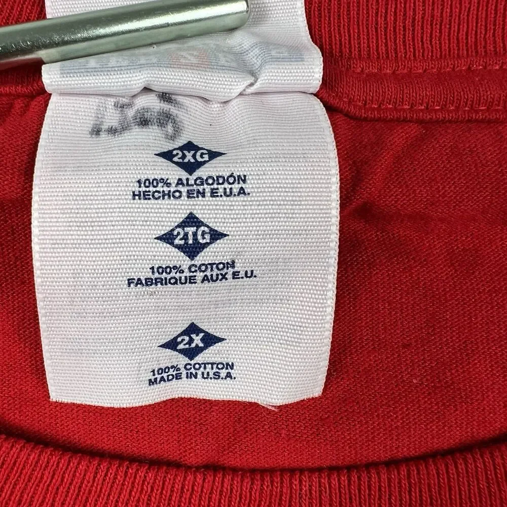 Vintage Y2K United Stated Marine Corp USMC Semper Fi Shirt Men's 2XL Red - Picture 10 of 16